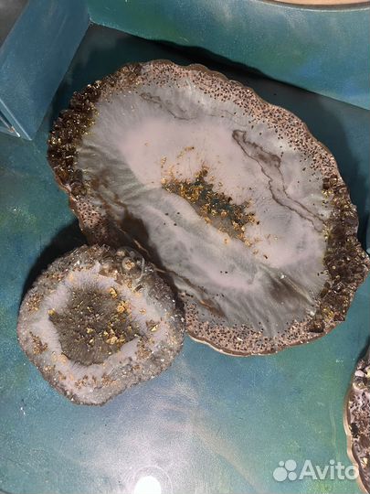 Блюдо,поднос и подстаканник