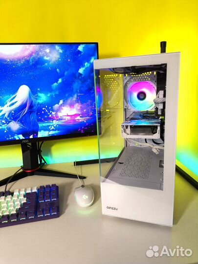 Игровой Комп с Монитором i7 rx580 512gb