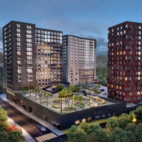 1-к. квартира, 42,4 м², 3/17 эт.