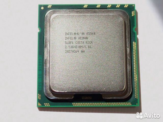 Процессор Itel Xeon E5540 сокет LGA 1366