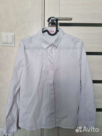 Блузка белая школьная 152