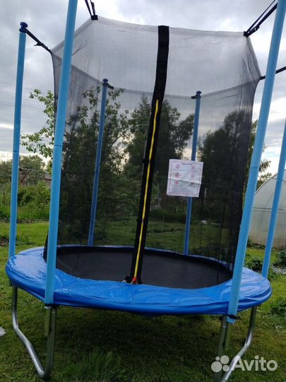 Батут с сеткой