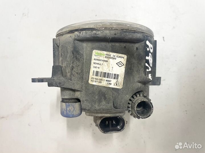 Туманка Renault Fluence