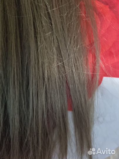 Хвост шиньон на ленте