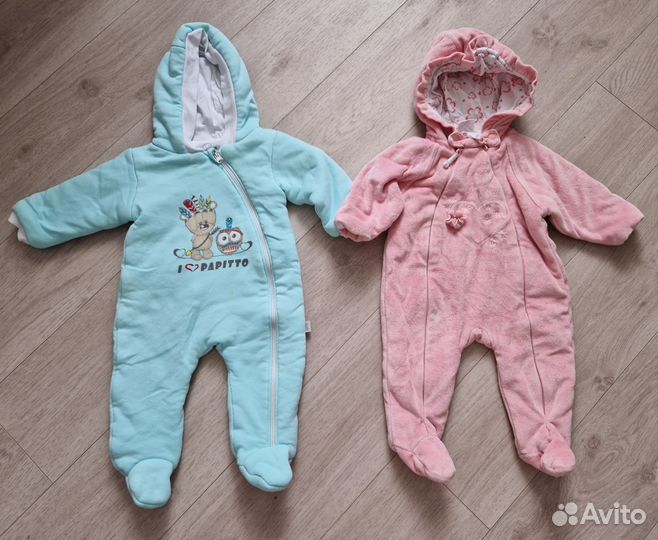 Утеплённый комбинезон 74-80