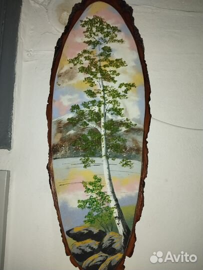 Картина на дереве