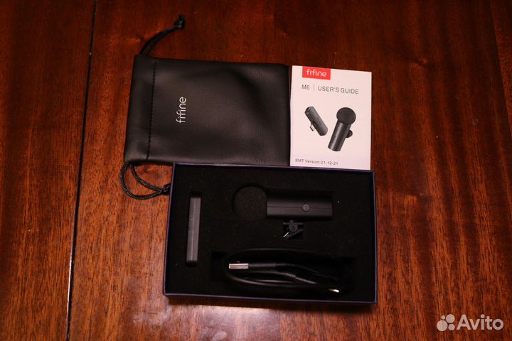 Fifine M6 - беспроводной микрофон type-c