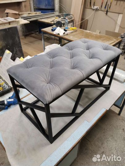 Банкетка. Подставка для обуви. Лофт