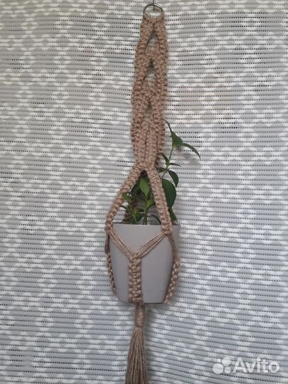 Подвес для цветов ручной работы