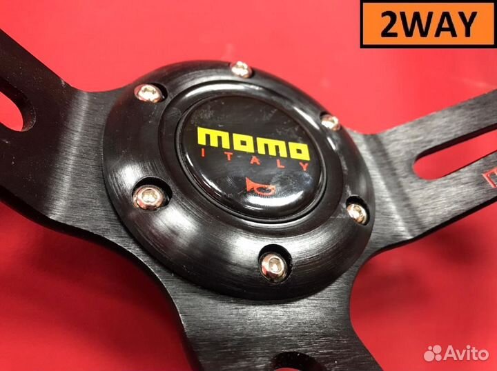 Руль momo дрифтинг вынос кожа