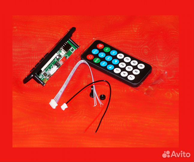 Модуль плеер Bluetooth мр3 FM радио USB Aux