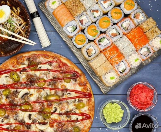 Кафе с доставкой (роллы, пицца). Прибыль 180 тыс