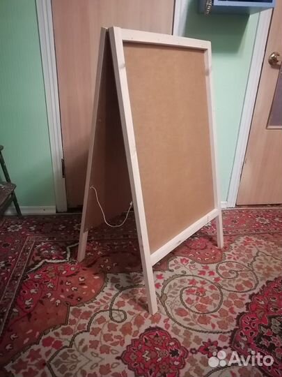 Штендер меловой двусторонний 1000х600мм