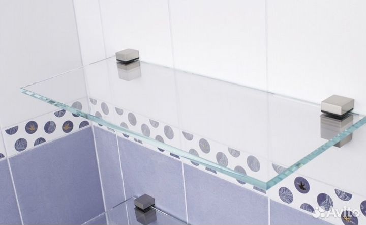 Стеклянные полки на заказ