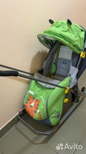 Детские санки коляска бу