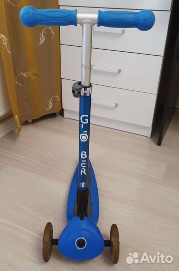 Самокат трехколесный globber primo foldable lights