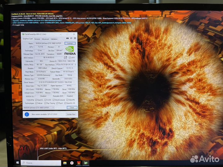 Видеокарта GTX 1660 Super MSI Gaming X