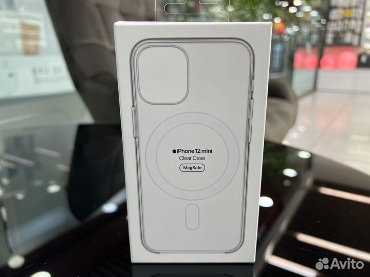 Чехол Apple Silicone/Clear Case MagSafe iP12 mini