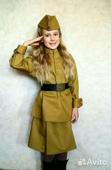 Прокат Детская Военная солдатская форма