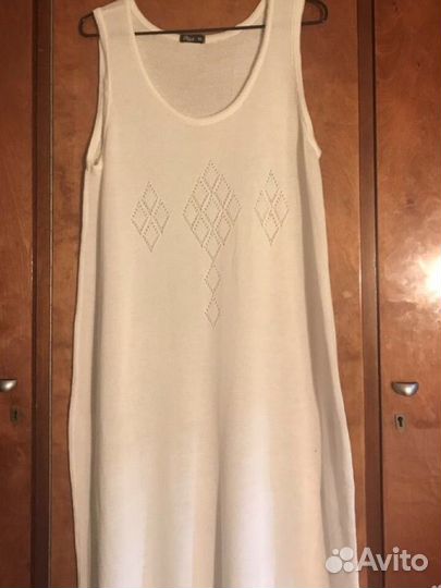 Вязанное платье 56 размер