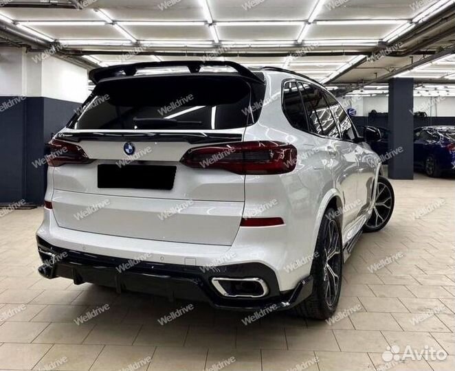 Обвес задний BMW X5 G05 черный