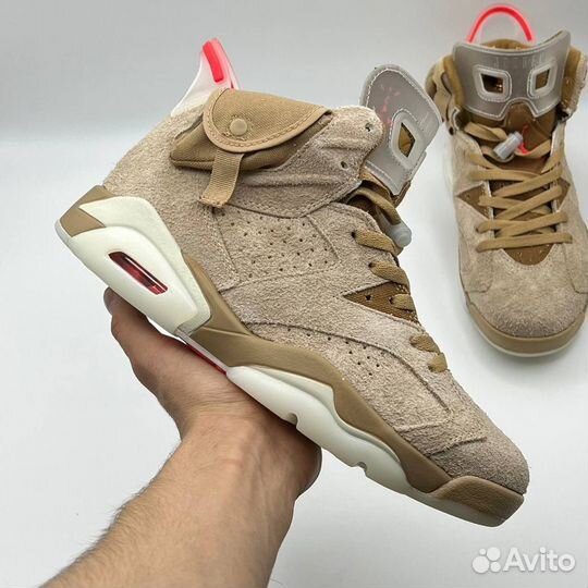 Кроссовки мужские Travis Scott x Air Jordan 6 Retr