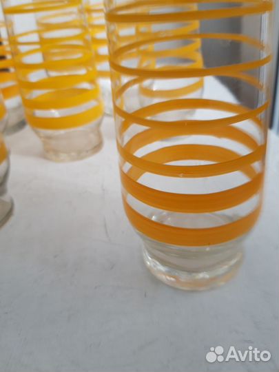 Набор стаканов 8 шт Красный май