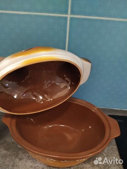 Горшок керамический для духовки