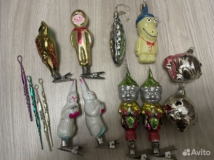 Елочные игрушки СССР