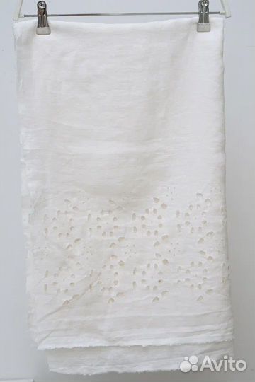 Отрез льняной ткани