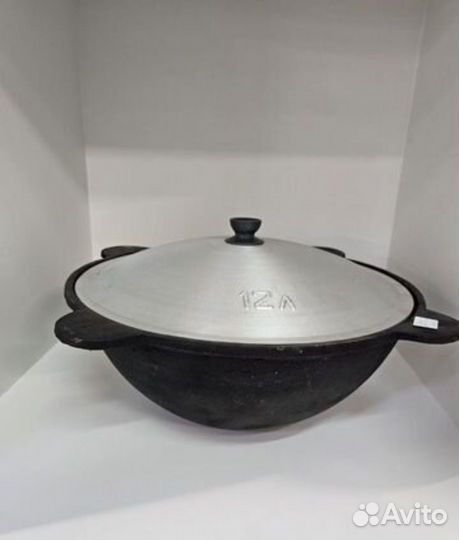 Казан чугунный 12 литров
