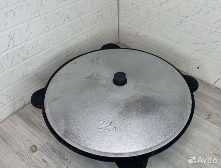 Казан чугунный 22 литра