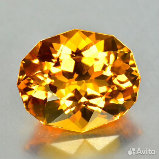 Цитрин натуральный 4,30Ct 13х10мм VVS Овал