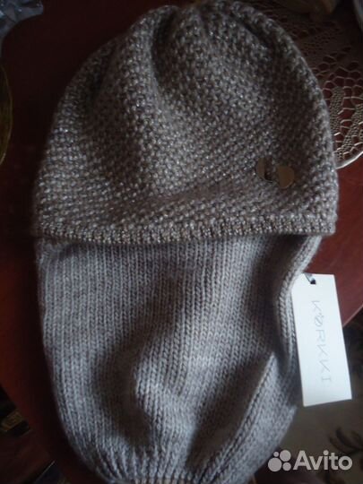 Шапочки жен,58р,новые с биркой,шерсть+ангора,зима