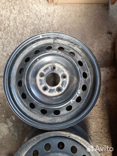 Штампованные диски mitsubishi lancer r16