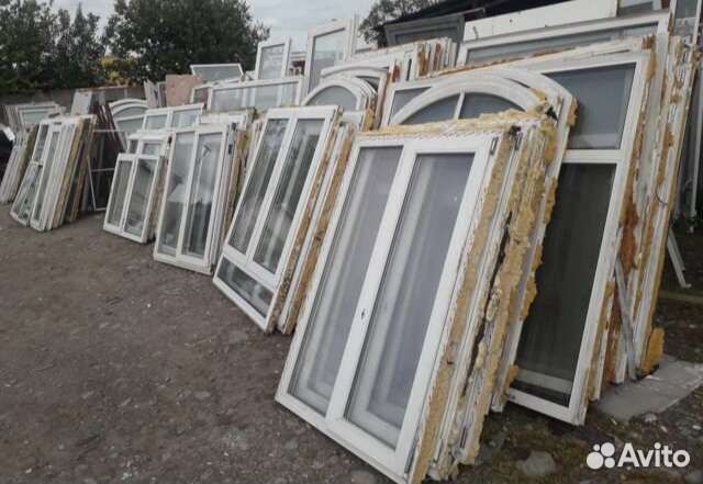Окна пластиковые б/у 1300х1400