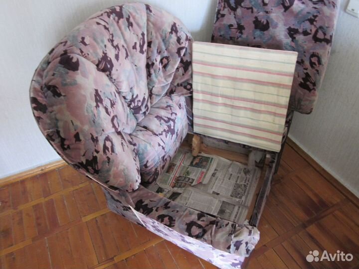 Кресло большое с большим ящиком внутри -2 шт