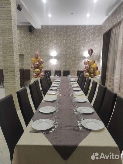 Аренда банкетного зала на корпоратив, юбилей и тд