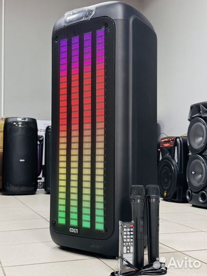 Блютуз колонка eden 1019 1200W большая jbl колонка