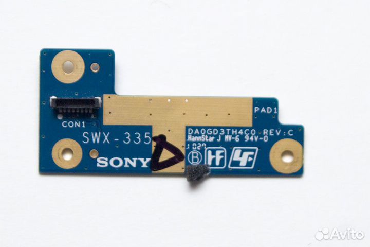 Плата кнопок SWX- 335 DA0GD3TH4C0 REV: C AD00sqls0