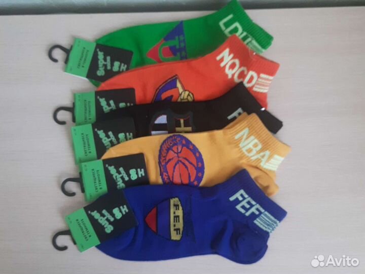 Носки мужские светящиеся в темноте