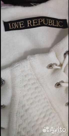 Вязаное платье love republic