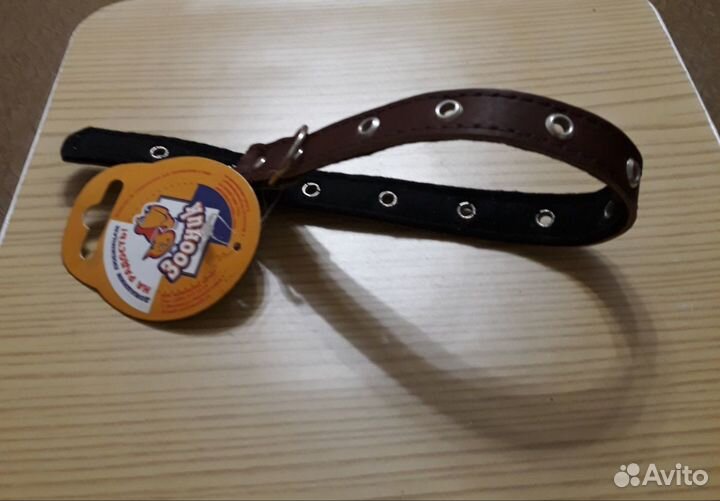 Ошейник натуральная кожа