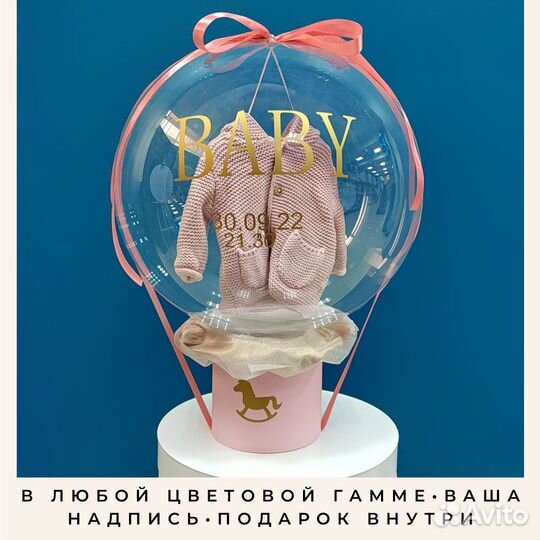 Воздушные шары сферы бабл Презент-бокс Баблобокс