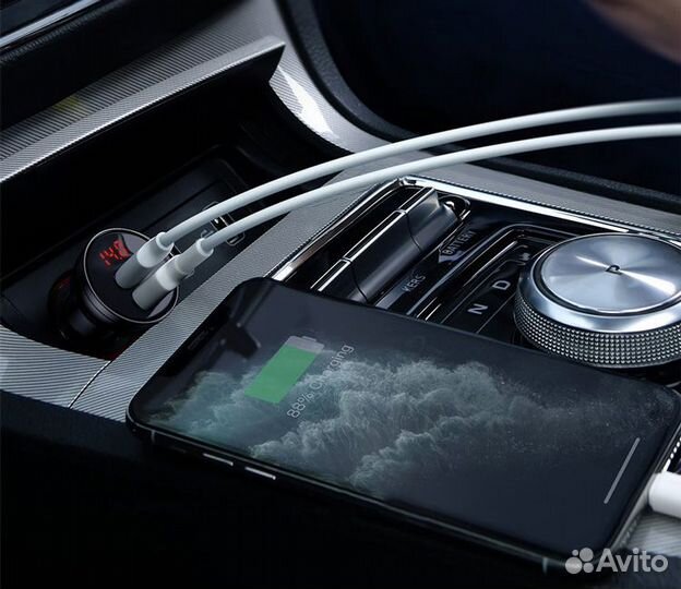 Автомобильное зарядное устройство Baseus Digital