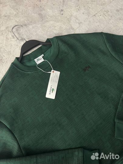 Свитшот Lacoste зеленый LUX