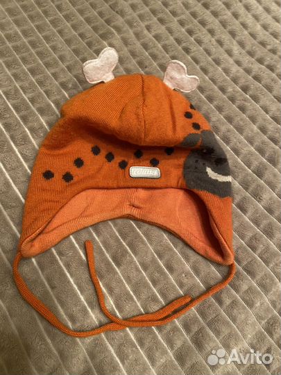 Шапка для мальчика 50 52, манишка