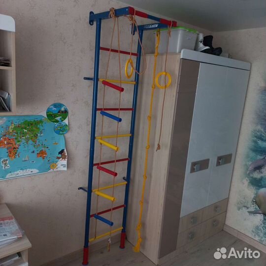 Детский спортивный комплекс пристенный