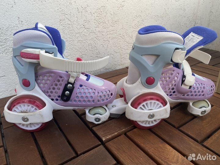 Детские раздвижные роликовые коньки