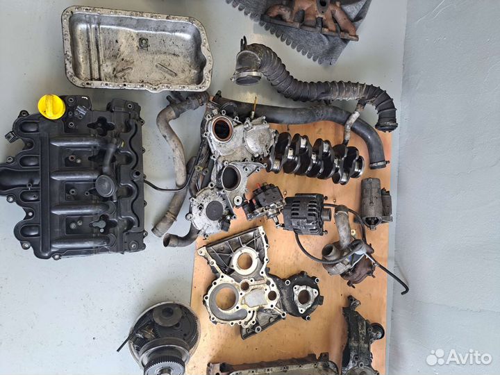 Двигатель рено мастер 2.5 G9U по запчастям